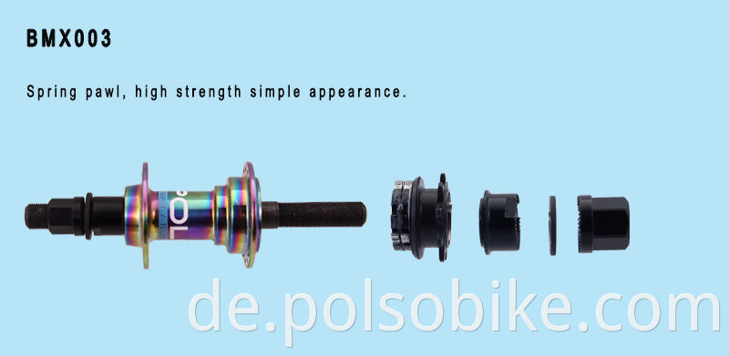 oil slick bmx hub